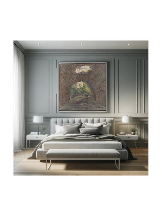 A Young Gemälde auf Leinwand 110x110cm