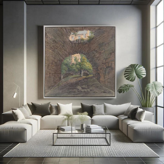 A Young Painting on Canvas 110x110cm