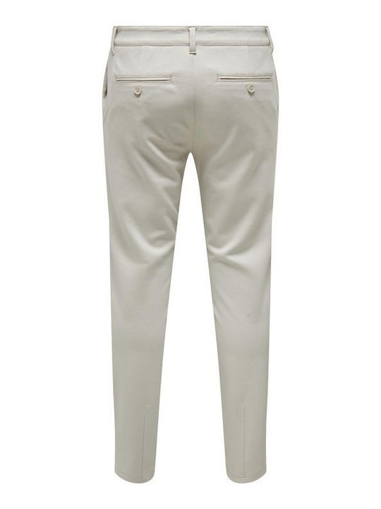 Only & Sons Herrenhose Elastisch in Slim Passform Moonstruck