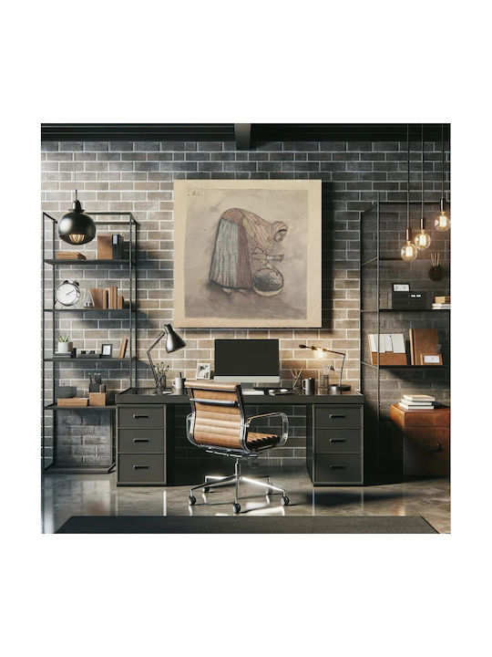 Bending Over Πίνακας σε Καμβά 110x110cm