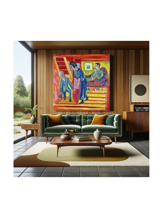 Gemälde auf Leinwand 110x110cm
