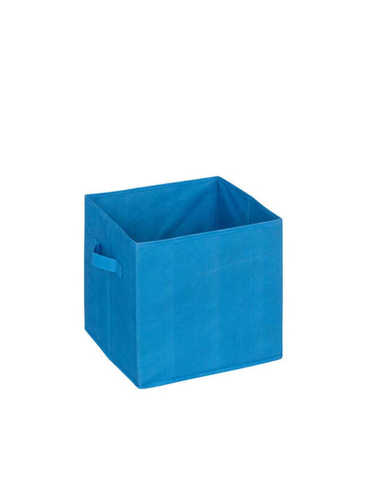 Paper Storage Box with Lid Blue 29x29x29cm 2 Pieces