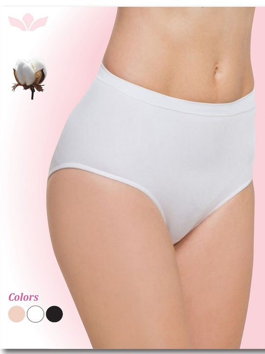 Ψηλόμεσα Γυναικεία Slip 3Pack Λευκό