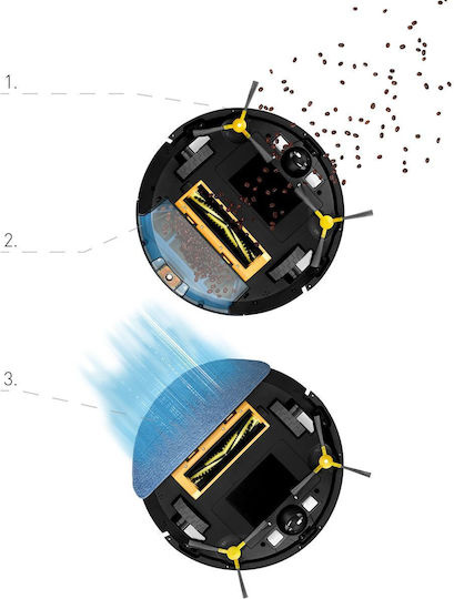 Webber Tango RSX500 Roboter-Staubsauger mit Intelligenter Navigation Schwarz