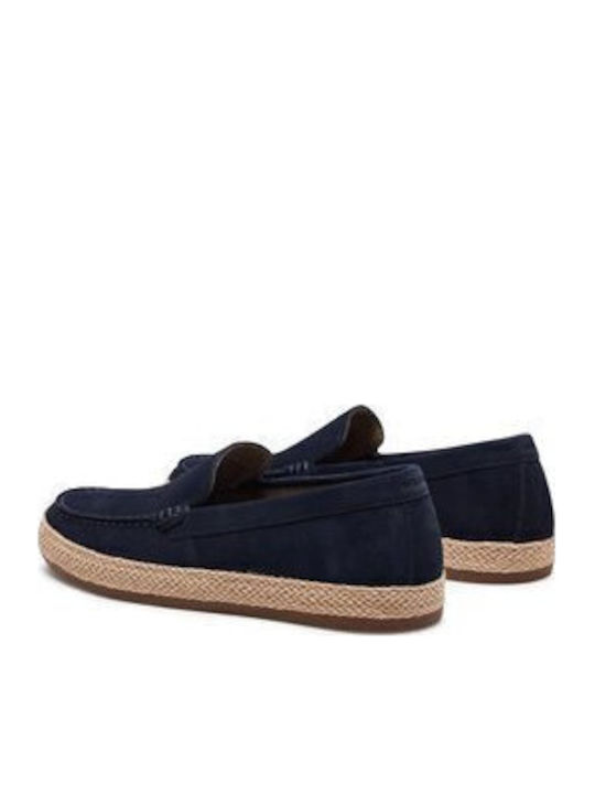 U Pantelleria Suede Ανδρικές Εσπαντρίγιες σε Μπλε Χρώμα