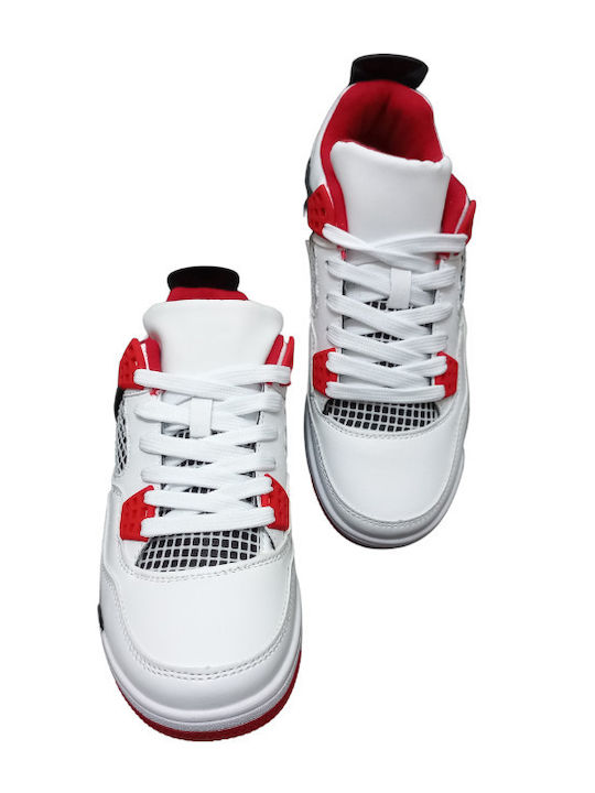 Atlanta Kids Sneakers for Unisexs with Laces White