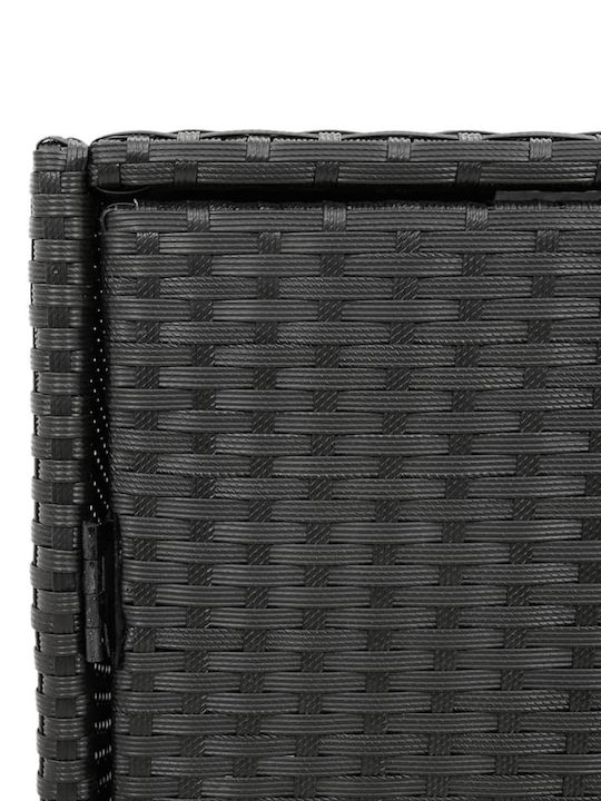 vidaXL Outdoor Storage Box Black L55xW59xH80cm