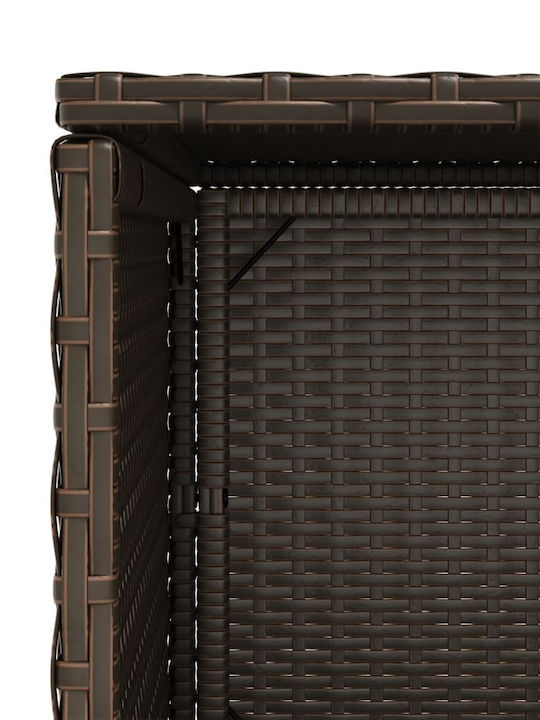 vidaXL Outdoor Storage Box Brown L50xW55xH115cm