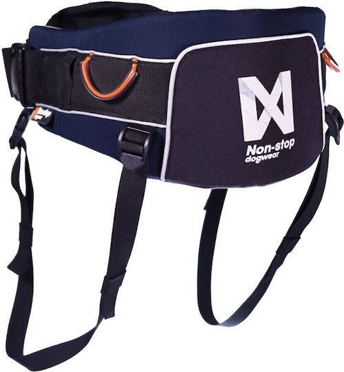 Non-stop dogwear Lesură/Odihnă Pentru Câine Antrenament Curea Trekking Belt 2.0, Mediu 85-138 cm În Culoare Neagră