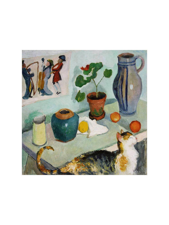 August Macke's Ghost Painting on Canvas 110x110cm