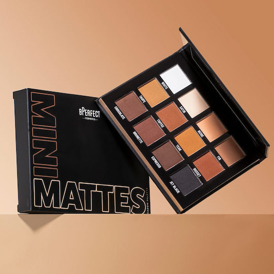 BPerfect Cosmetics Mini Παλέτα με Σκιές Ματιών Matte σε Στερεή Μορφή 15.6gr