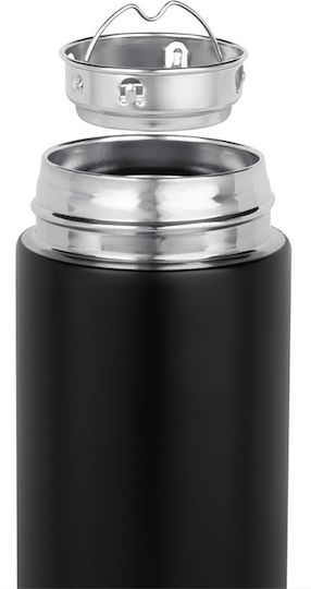 N'Oveen Bottle Thermos Stainless Steel 450ml Black