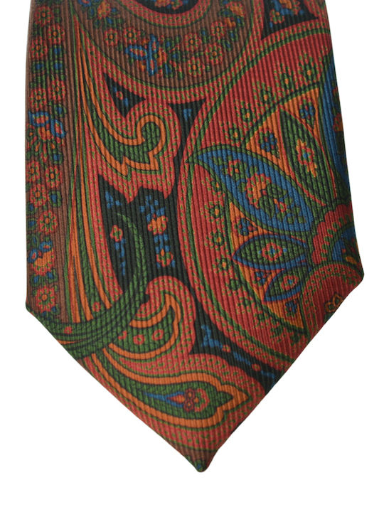 Octopus Men's Tie Silk Printed in Orange Color Octopus Men's Tie Silk Printed in Orange Color