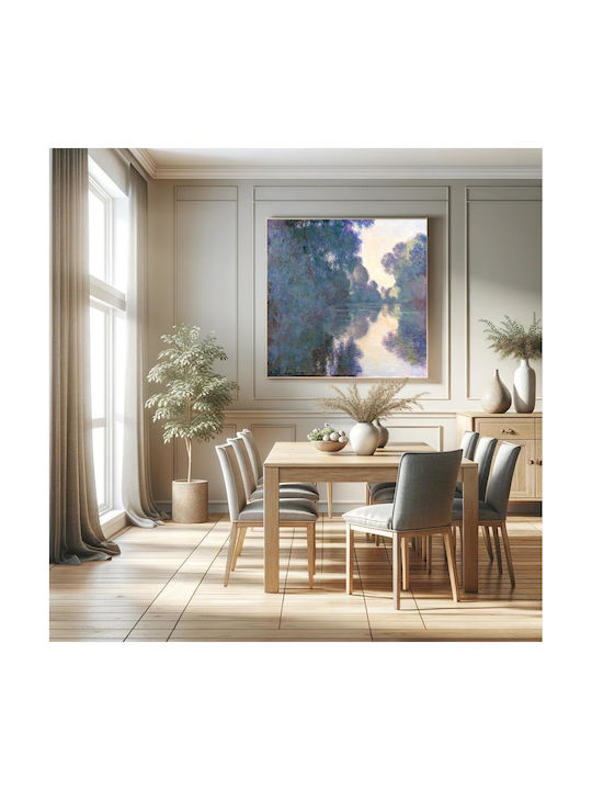 Morning On Seine Near Giverny 1897 Painting on Canvas 80x80cm