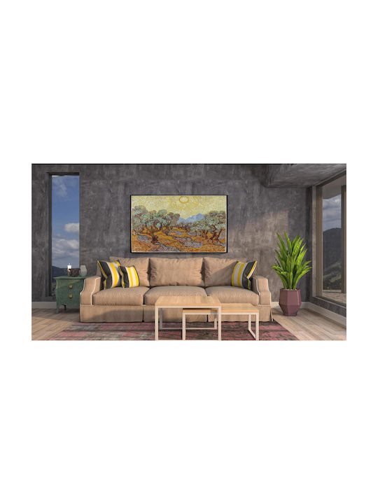 Olive Painting Copy of Van Gogh on Canvas 150x100cm
