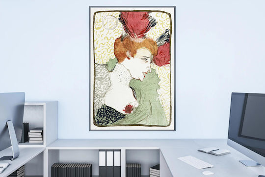 Bust Of Mademoiselle Lender (1895) By Henri De Toulouse–lautrec Painting on Canvas 50x80cm
