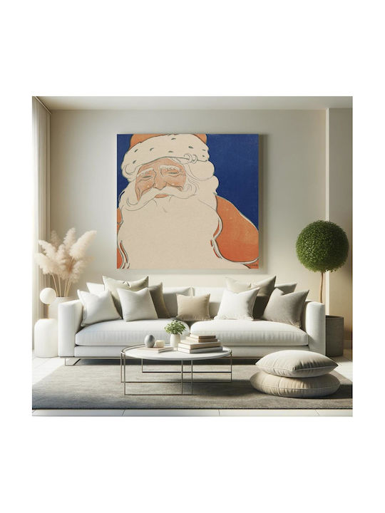 Santa Claus Illustration 1901 Gemälde auf Leinwand 110x110cm