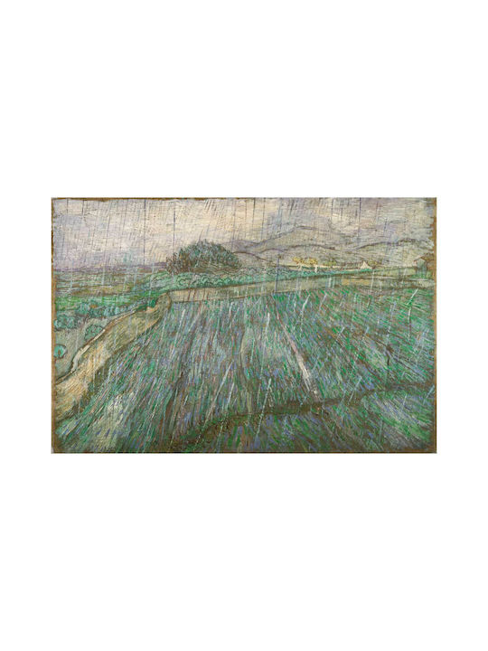 Vincent Willem Van Gogh, Dutch - Rain Painting Copy of Van Gogh on Canvas 50x40cm