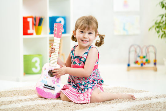 Ecotoys Holz Gitarre Für 3+ Jahre