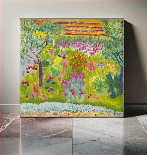 Garden (ca. 1935) By Pierre Bonnard Πίνακας σε Καμβά 50x50cm