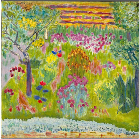 Garden (ca. 1935) By Pierre Bonnard Tablou pe Pânză 50x50cm