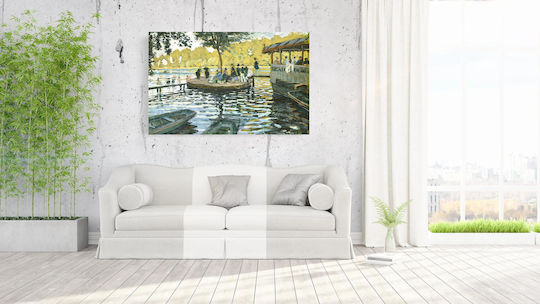 La Grenouillère 1869 Картина Платнен 120x80см