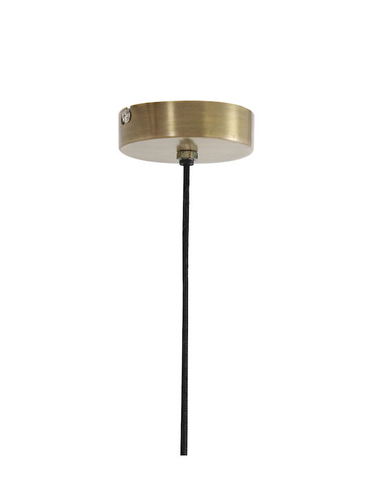 Light & Living Κρεμαστό Φωτιστικό Μπρούτζινο με Ντουί E27 37x46εκ.