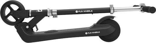 Rebel Fun Wheels Електрически Детски Скутер с Максимална Скорост 12км/ч и Максимална Автономност 6км в Черен Цвят