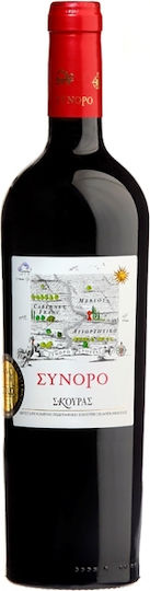 Σκούρας Κρασί Σύνορο Ερυθρό Ξηρό Νεμέας 750ml