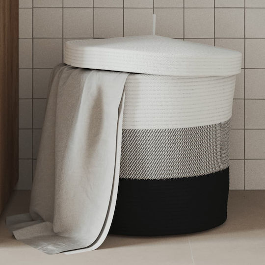vidaXL Coș de Depozitare Tesatura cu capac Multicolor 40x40x35cm 1buc
