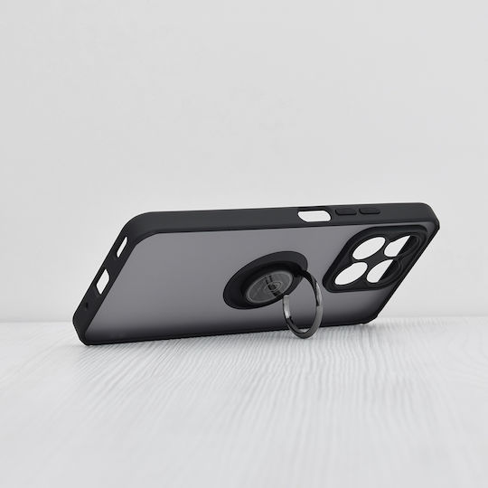 Techsuit Glinth Back Cover Μεταλλικό Μαύρο (Honor X8a)