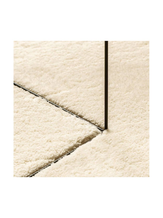 vidaXL Huarte Anti-slip Rug Rectangular Beige