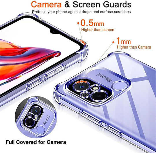 Techsuit Shockproof Clear Umschlag Rückseite Silikon Transparent (Moto E13)