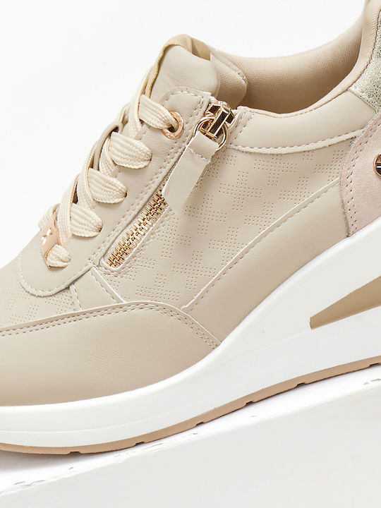 Damen Sneakers Beige