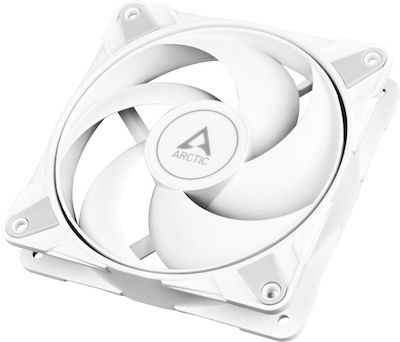 Arctic P12 Max Case Fan 120mm με Χωρίς Led Φωτισμό και Σύνδεση 4-Pin PWM Λευκό