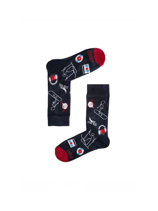 Fun Socks Gemusterte Socken Mehrfarbig 5Pack