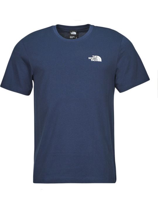 Simple Dome Αθλητικό T-shirt Navy Μπλε