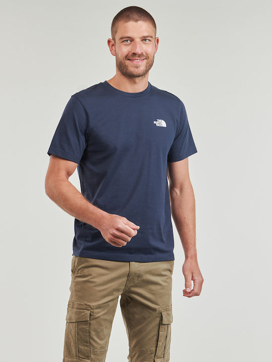 Simple Dome Αθλητικό T-shirt Navy Μπλε