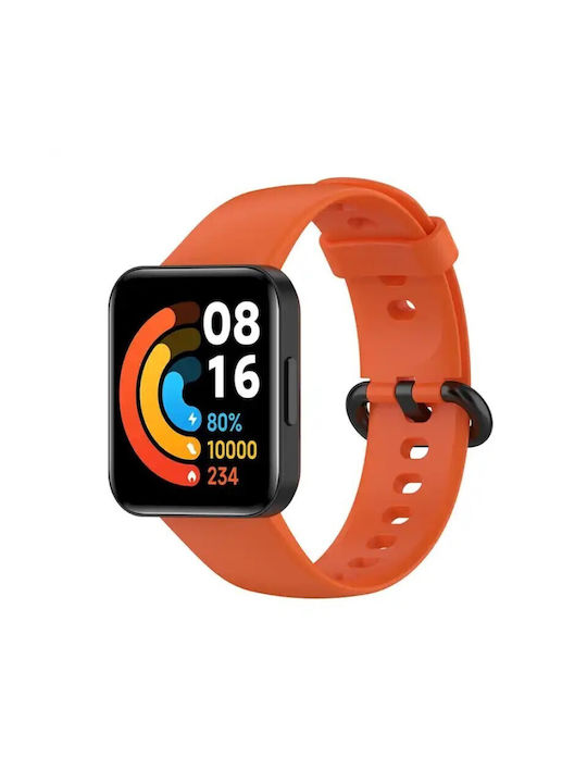 Λουράκι Σιλικόνης Πορτοκαλί (Redmi Watch 2 Lite)