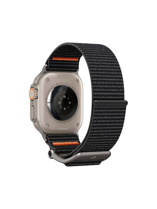 Spigen DuraPro Flex Ultra Λουράκι Σιλικόνης Μαύρο (Apple Watch Series 42/44/45/49mm (Apple))
