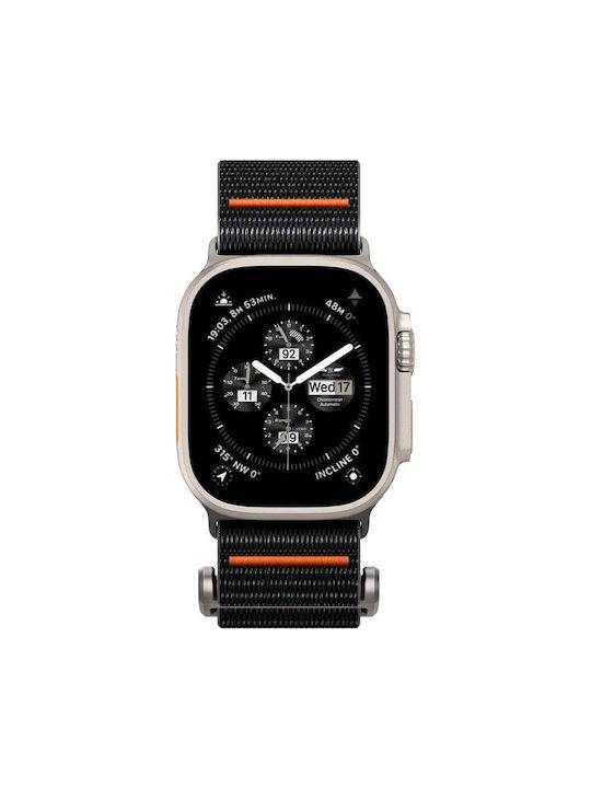 Spigen DuraPro Flex Ultra Λουράκι Σιλικόνης Μαύρο (Apple Watch Series 42/44/45/49mm (Apple))