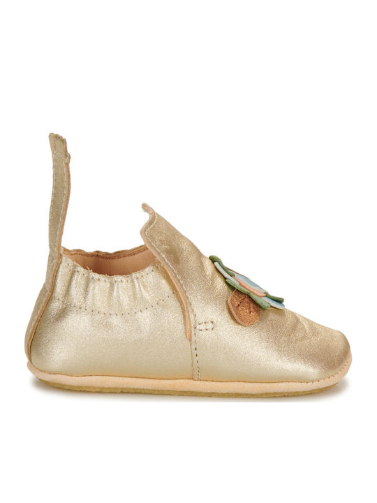 Kinderhausschuhe Gold