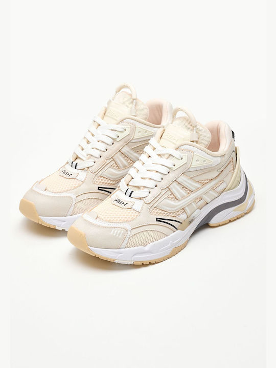 Ash Race Chunky Sneakers Beige