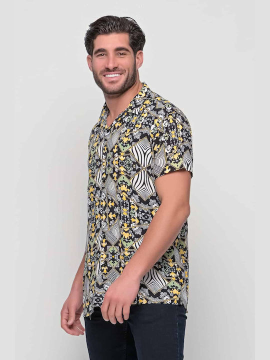 Camp Costa Men's Shirt Short Sleeve Floral Multicolour