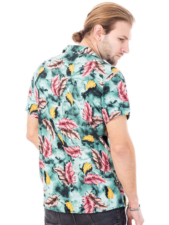 Camp Costa Men's Shirt Short Sleeve Floral Multicolour