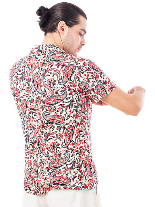 Camp Costa Men's Shirt Short Sleeve Floral Multicolour