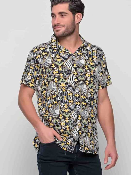 Short-sleeved Shirt Floral Multicolour