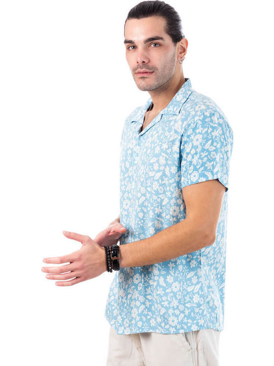 Cu mânecă scurtă Cămașă Floral Multicolor