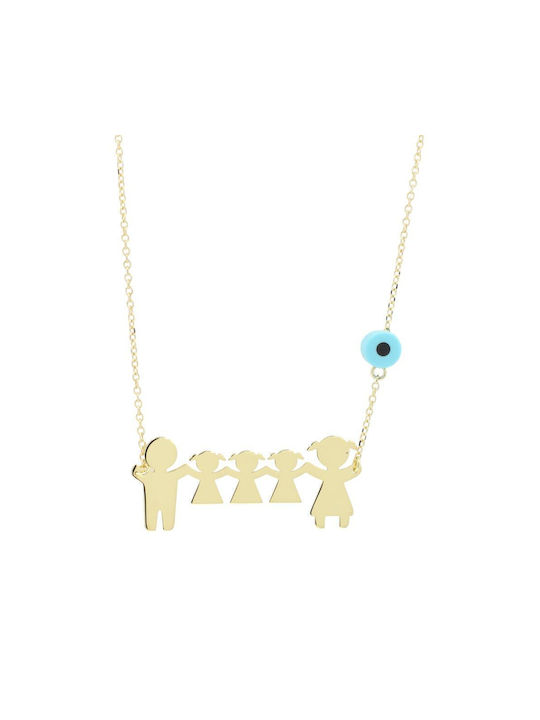 Q-Jewellery Necklace Family from Gold 14K