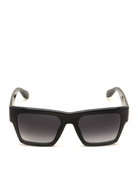 Just Cavalli Unisex Γυαλιά Ηλίου με Μαύρο Κοκκάλινο Σκελετό και Μαύρο Ντεγκραντέ Φακό SJC038 0Z42